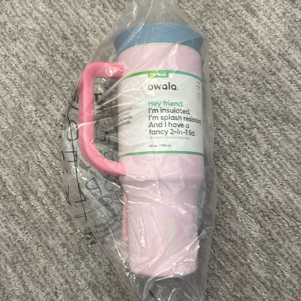 Owala 40oz tumbler Good Egg NWT